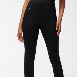 Chico’s Petite Juliet Ponte Trim Ankle Pants